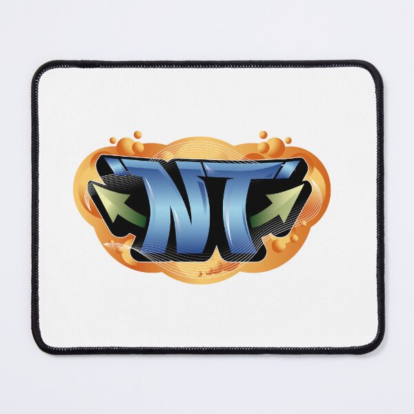 Item preview, NT letters graffiti style designed and sold by 0ut0fSpace.