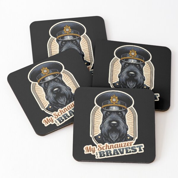 Item preview, Giant Schnauzer Police designed and sold by ThisDress.