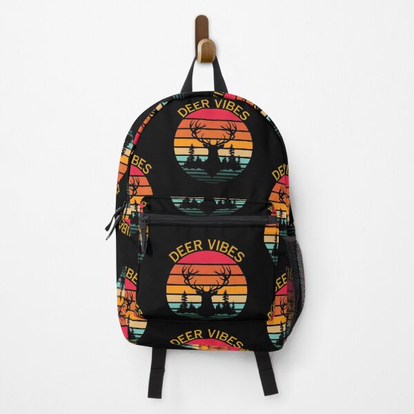 Item preview, Mule Deer Vibes Retro Sunset designed and sold by Guess4best.