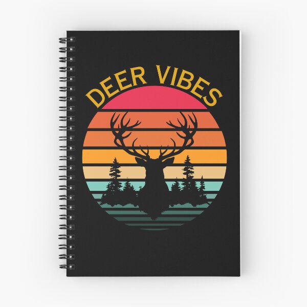 Item preview, Mule Deer Vibes Retro Sunset designed and sold by Guess4best.