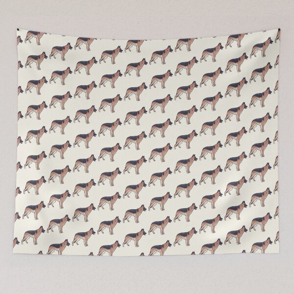 Item preview, German shepherd dog illustration  designed and sold by Mayarart.