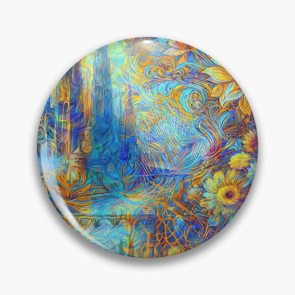 Item preview, Abstract abstraction of castle and flowers. DeepDream designed and sold by blackhalt.