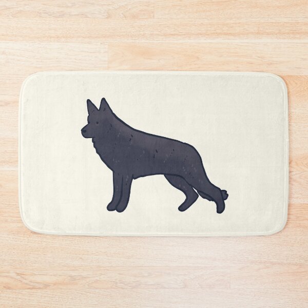 Item preview, Black German shepherd dog art designed and sold by Mayarart.