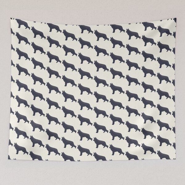 Item preview, Black German shepherd dog art designed and sold by Mayarart.