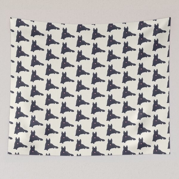 Item preview, German shepherd dog sitting  designed and sold by Mayarart.