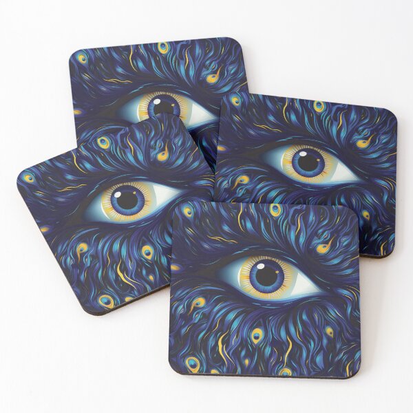Item preview, Seamless Pattern Evil Eye With Extruded Design Glazed Surfaces designed and sold by SMARTKIT  DESIGNAGENCY.