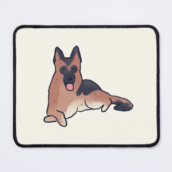 Item preview, German shepherd dog sitting designed and sold by Mayarart.