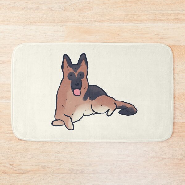 Item preview, German shepherd dog sitting  designed and sold by Mayarart.
