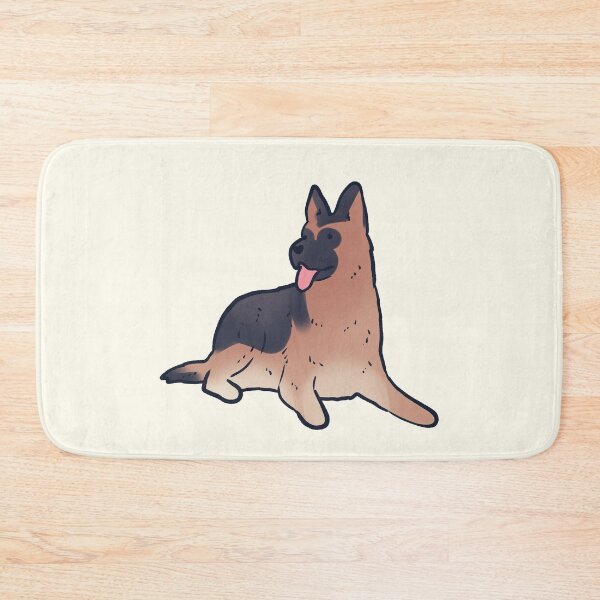 Item preview, Cute German shepherd dog sitting  designed and sold by Mayarart.