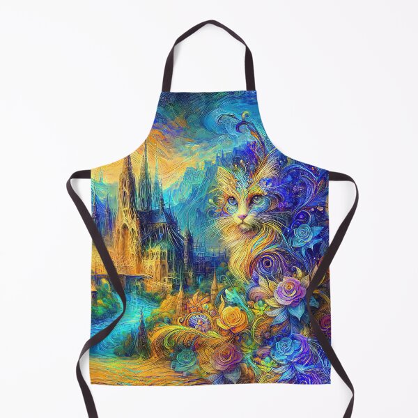 Item preview, Abstract abstraction of castle and cat. DeepDream designed and sold by blackhalt.