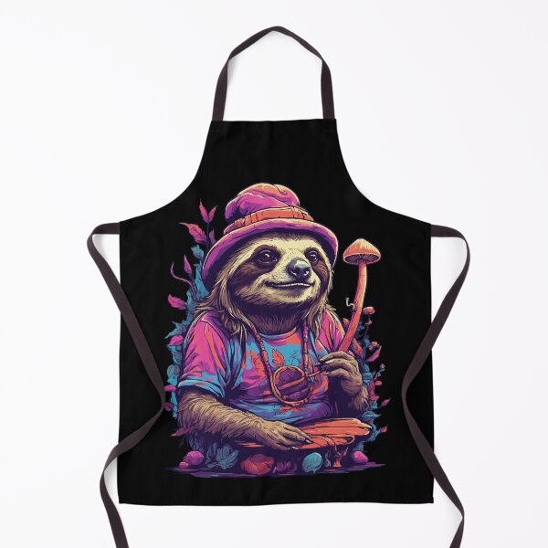 Item preview, Sloth Psychedelic Art Forest Mushrooms Music Festival designed and sold by LuminOrb.