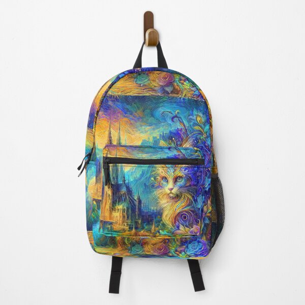 Item preview, Abstract abstraction of castle and cat. DeepDream designed and sold by blackhalt.