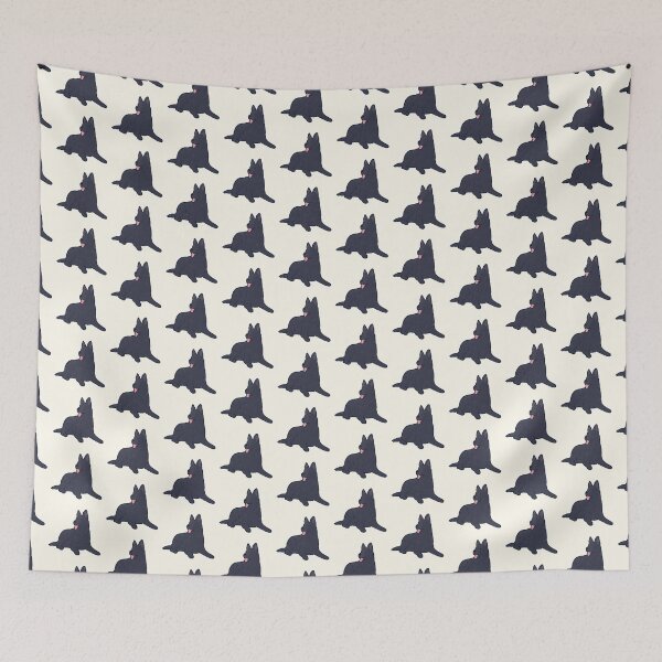 Item preview, Cute German shepherd dog sitting  designed and sold by Mayarart.
