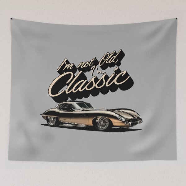 Item preview, I’m not old, I’m classic Vintage Car enthusiast designed and sold by najega911.