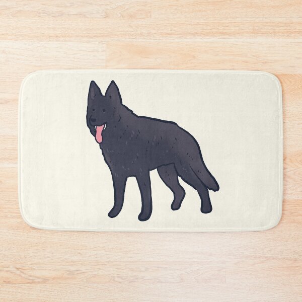 Item preview, Black German shepherd dog drawing  designed and sold by Mayarart.