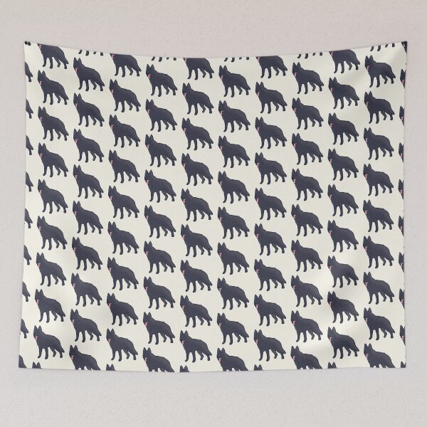 Item preview, Black German shepherd dog drawing  designed and sold by Mayarart.
