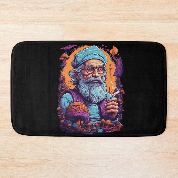 Item preview, Vibrant Colors Forest Mushrooms Psychedelic Art designed and sold by LuminOrb.