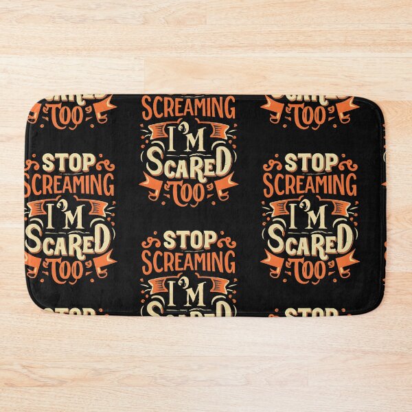 Item preview, stop screaming i'm scared too scary fun  designed and sold by asmaa gamal.