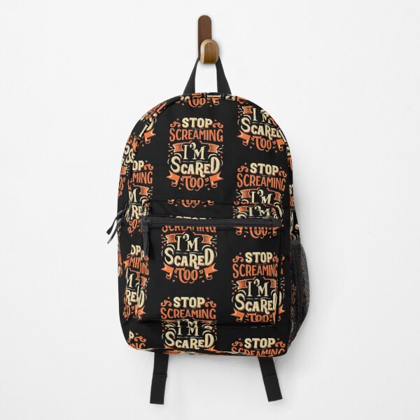 Item preview, stop screaming i'm scared too scary fun  designed and sold by asmaa gamal.