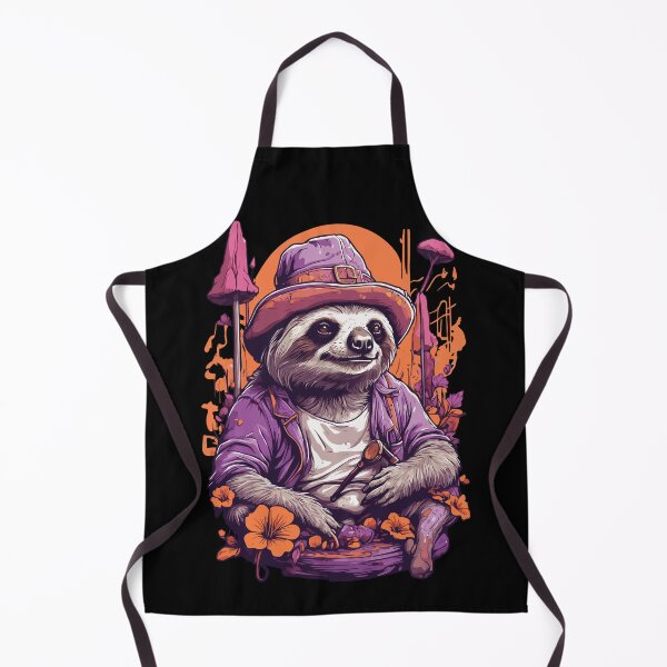 Item preview, Sloth Psychedelic Art Music Festival Forest Mushrooms designed and sold by LuminOrb.