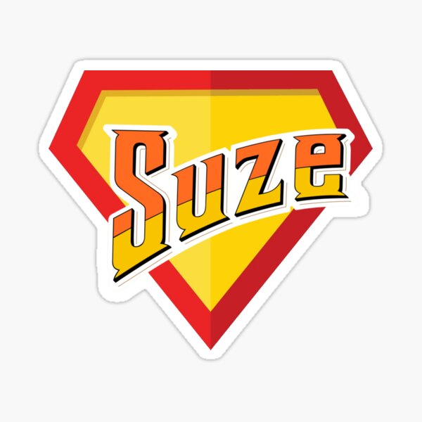 Item preview, SUPER SUZE Logo Alcoholic superhero humor designed and sold by Studio RTN.
