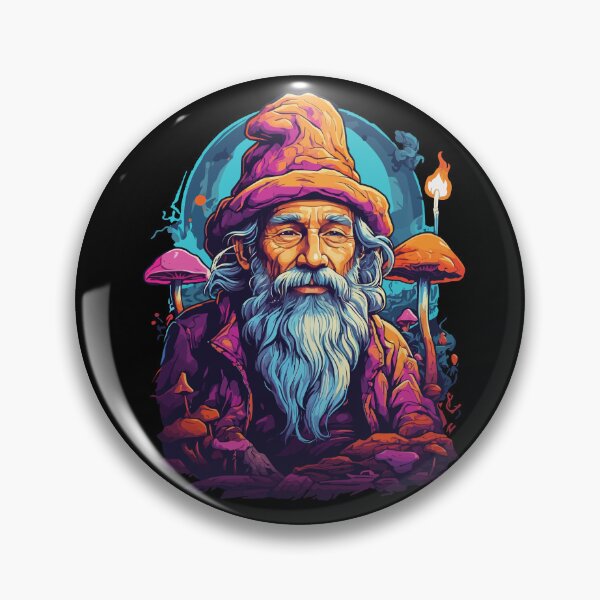 Item preview, Vibrant colors music festival forest mushrooms designed and sold by LuminOrb.