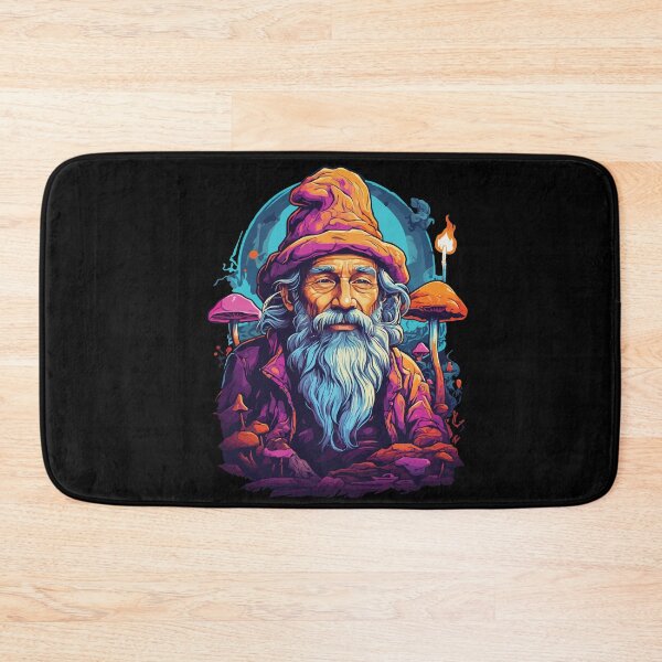 Item preview, Vibrant colors music festival forest mushrooms designed and sold by LuminOrb.