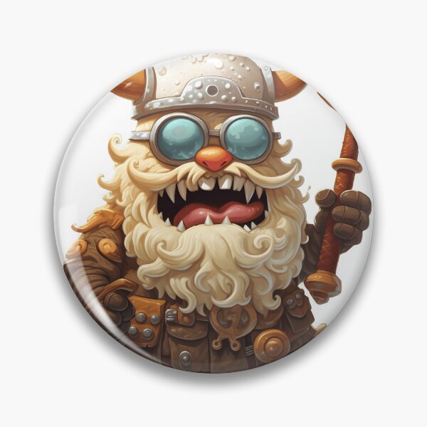 Item preview, A Viking ice cream monster wielding a spoon as a battle axe. designed and sold by mazur301.