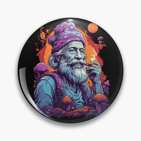 Item preview, Vibrant colors forest mushrooms music festival art designed and sold by LuminOrb.
