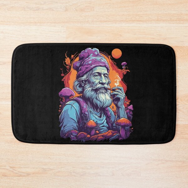 Item preview, Vibrant colors forest mushrooms music festival art designed and sold by LuminOrb.