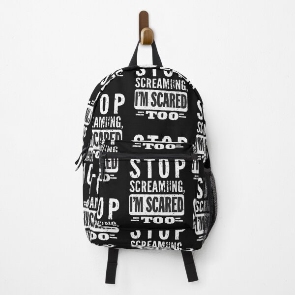 Item preview, stop screaming i'm scared too scary fun  3 designed and sold by asmaa gamal.
