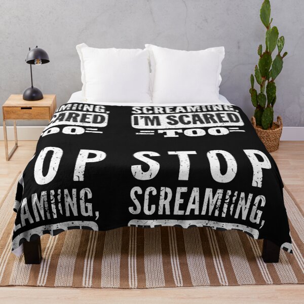 Item preview, stop screaming i'm scared too scary fun  3 designed and sold by asmaa gamal.