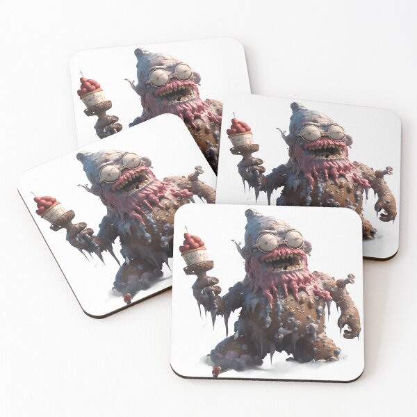 Item preview, A pirate ice cream monster searching for buried treasure in a sundae sea. designed and sold by mazur301.