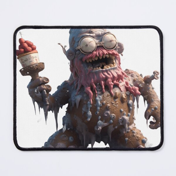 Item preview, A pirate ice cream monster searching for buried treasure in a sundae sea. designed and sold by mazur301.