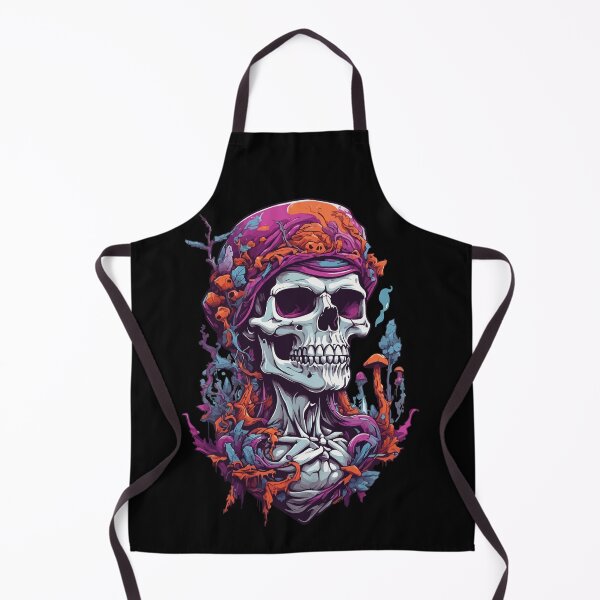 Item preview, Psychedelic Art Skull Music Festival Mushrooms designed and sold by LuminOrb.