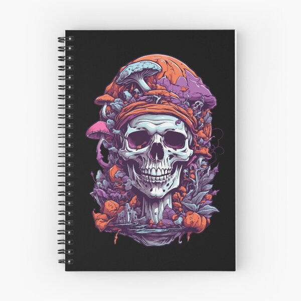 Item preview, Psychedelic Art Skull Forest Mushrooms Music Festival designed and sold by LuminOrb.