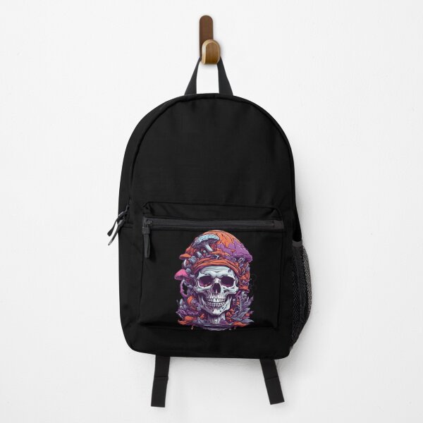 Item preview, Psychedelic Art Skull Forest Mushrooms Music Festival designed and sold by LuminOrb.