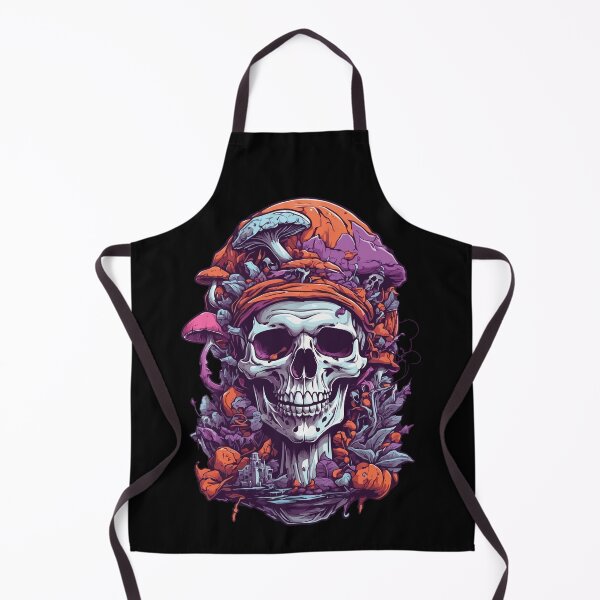 Item preview, Psychedelic Art Skull Forest Mushrooms Music Festival designed and sold by LuminOrb.