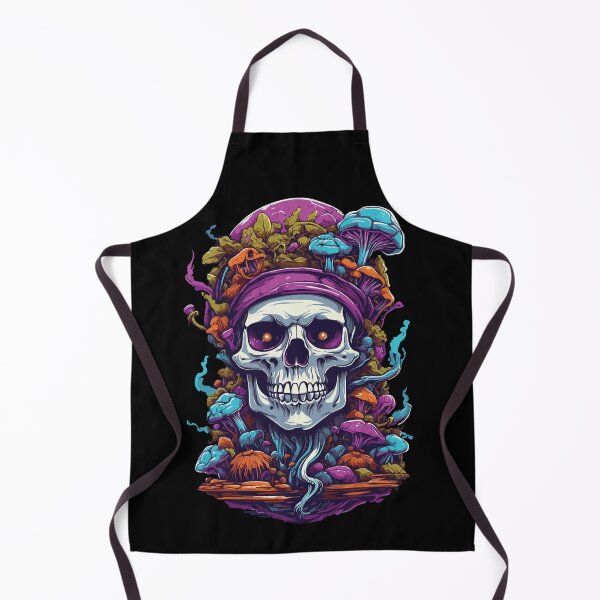 Item preview, Psychedelic Art Skull Forest Mushrooms Music Festival designed and sold by LuminOrb.