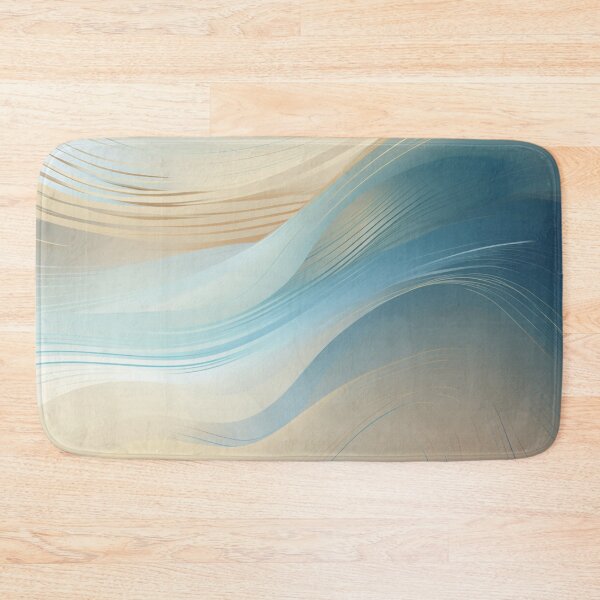 Item preview, Seamless Pattern Blue Sand Dune With Reflection Generative Distinctive Noses Art  designed and sold by SMARTKIT  DESIGNAGENCY.