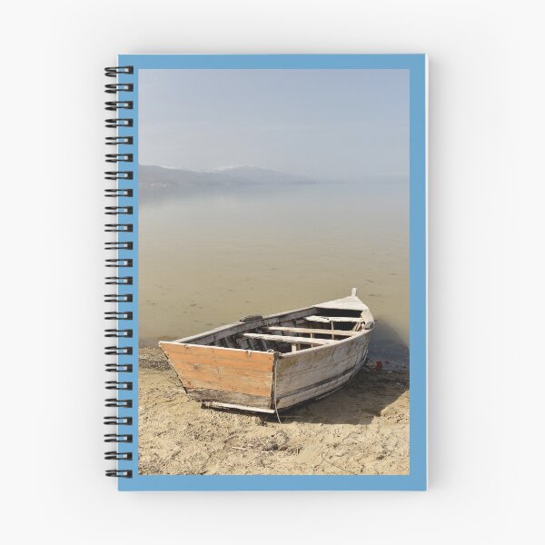 Item preview, Fishing Boat in Pogradec Albania designed and sold by Karen  Espig.