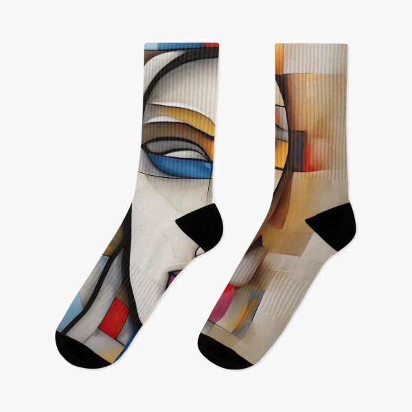 Item preview, Cubist Synthesis:  A Study in AI Portraiture - 1 designed and sold by TheCrownIsMine.