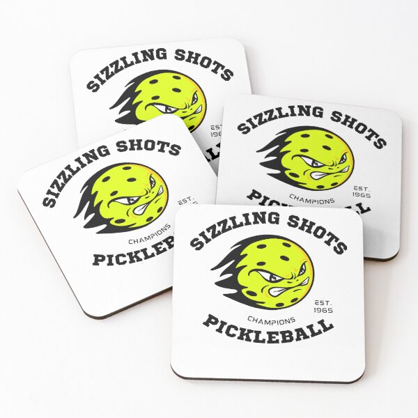 Item preview, black Sizzling Shots Pickleball Champions designed and sold by InkWhirl.