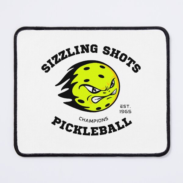 Item preview, black Sizzling Shots Pickleball Champions designed and sold by InkWhirl.