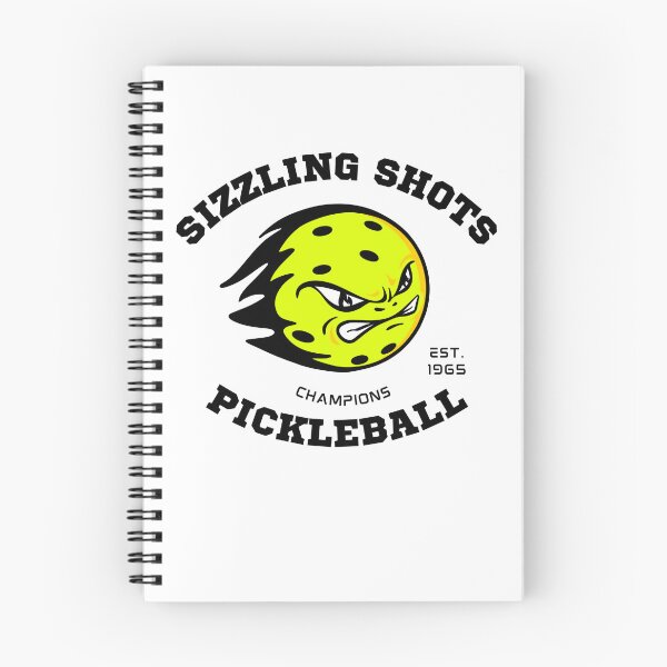 Item preview, black Sizzling Shots Pickleball Champions designed and sold by InkWhirl.