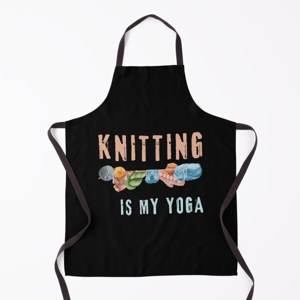Item preview, Knitting IS MY YOGA for knitters who like to knit designed and sold by Elwetritsche.