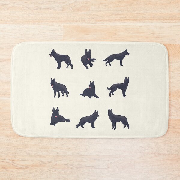 Item preview, Black German shepherd dog pack  designed and sold by Mayarart.