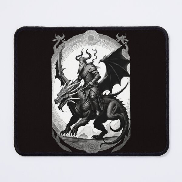Item preview, Marduk: The Dragon Tamer - A Tale of Valor in Grayscale designed and sold by HOMEDESIGNPRINT.