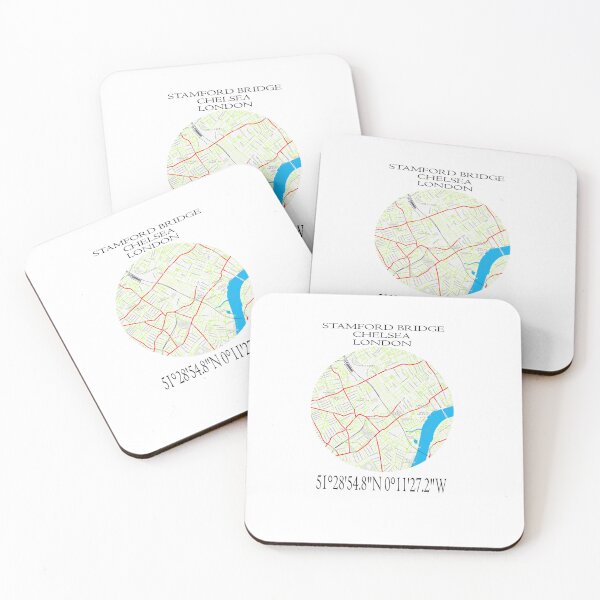 Item preview, MINIMALISTIC MAP STAMFORD BRIDGE CHELSEA designed and sold by Brian Nicholls.