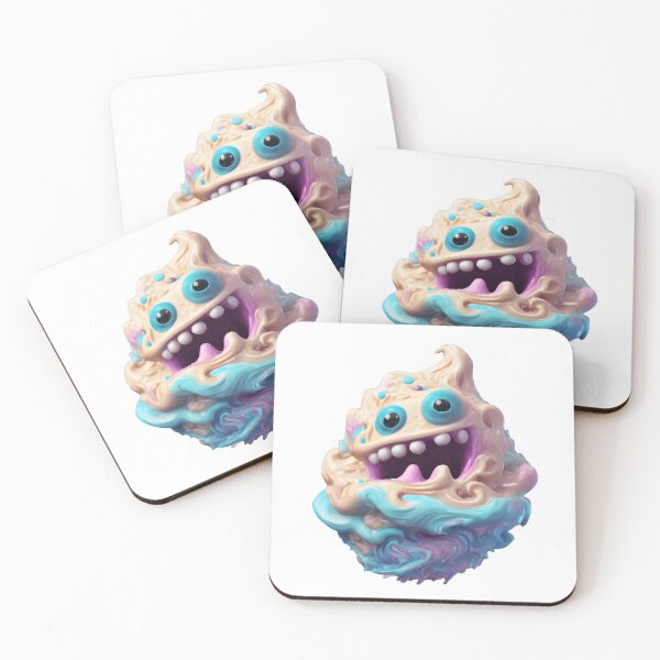 Item preview, Mesmerizing Cosmic Ice Cream Monster designed and sold by mazur301.